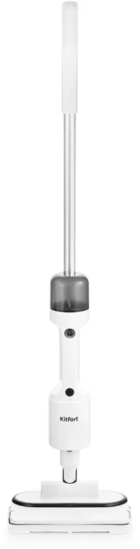 Швабра паровая Kitfort КТ-1062 1500Вт белый/черный