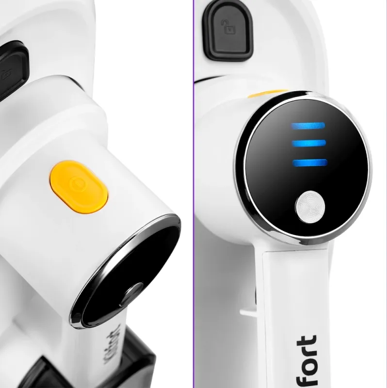 Швабра паровая Kitfort КТ-1072 1300Вт белый/черный