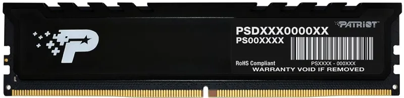 Память DDR5 16GB 5600MHz Patriot PSP516G560081H1 Signature Premium RTL PC5-44800 CL46 DIMM 288-pin 1.1В single rank Ret