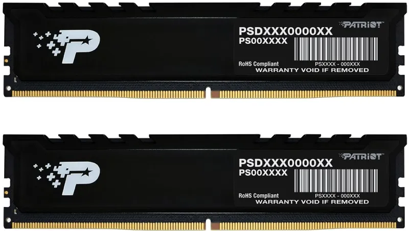 Память DDR5 2x16GB 5600MHz Patriot PSP532G5600KH1 Signature Premium RTL PC5-44800 CL46 DIMM 288-pin 1.1В kit single rank Ret