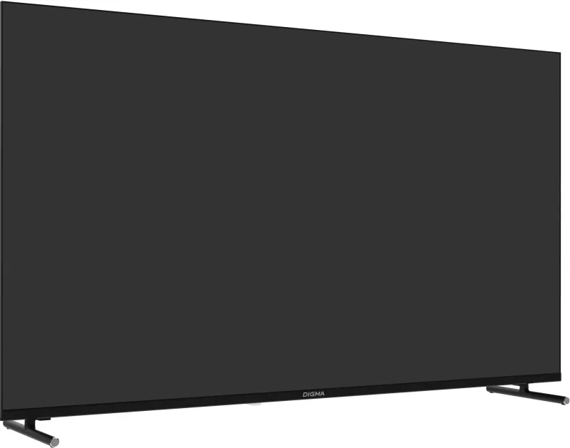 Телевизор LED Digma 50" DM-LED50UBB33 Яндекс.ТВ Frameless черный 4K Ultra HD 60Hz DVB-T DVB-T2 DVB-C DVB-S DVB-S2 USB WiFi Smart TV