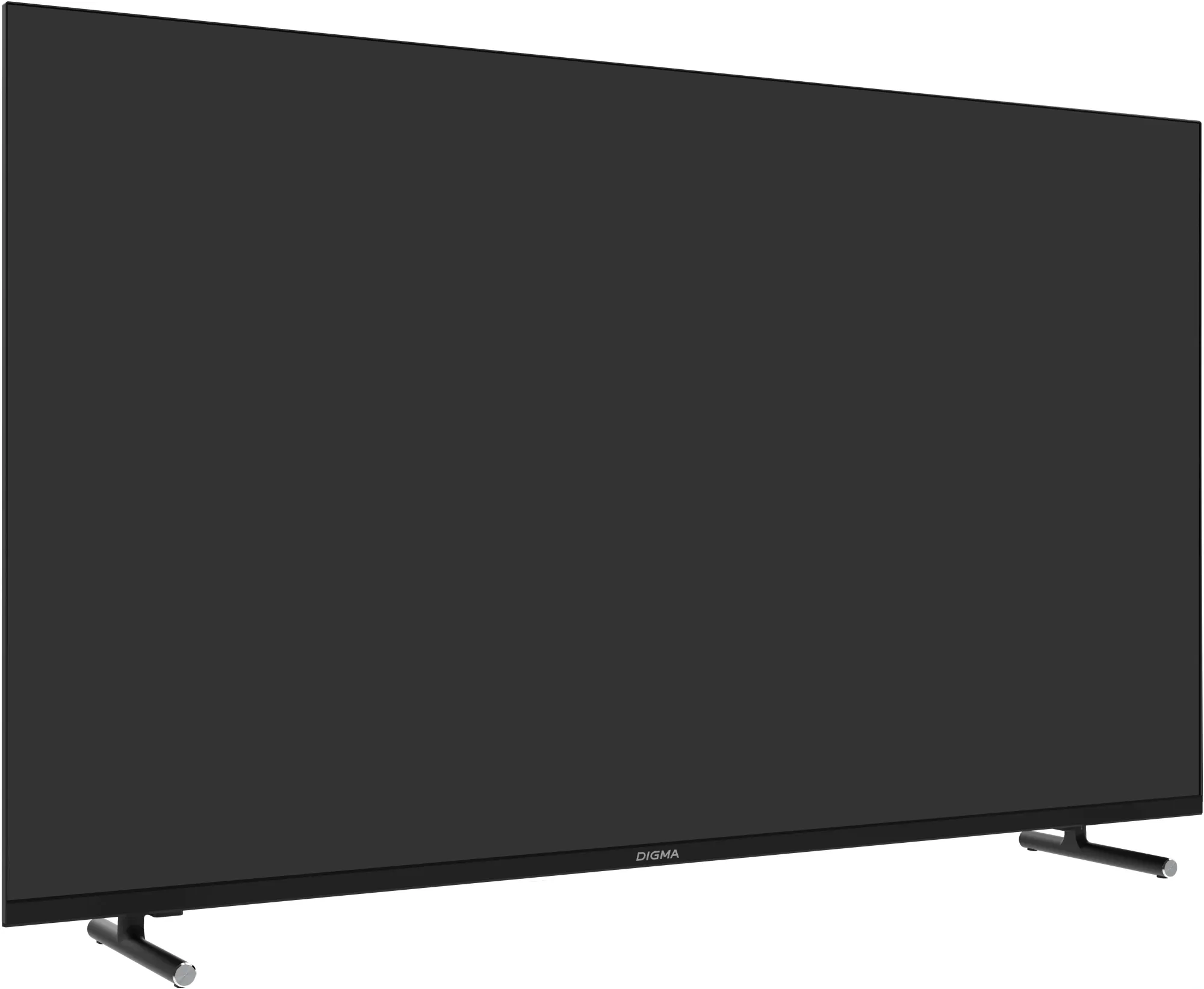 Телевизор LED Digma 43" DM-LED43UBB33 Яндекс.ТВ Frameless черный 4K Ultra HD 60Hz DVB-T DVB-T2 DVB-C DVB-S DVB-S2 USB WiFi Smart TV