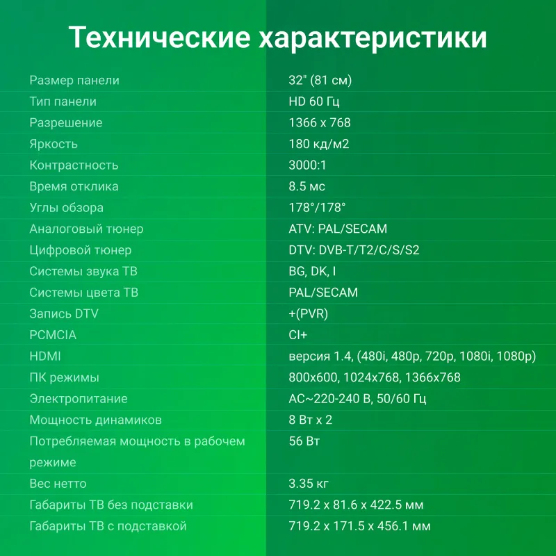 Телевизор LED Digma 32" DM-LED32SBB32 Яндекс.ТВ Frameless черный/черный HD 60Hz DVB-T DVB-T2 DVB-C DVB-S DVB-S2 USB WiFi Smart TV (RUS)