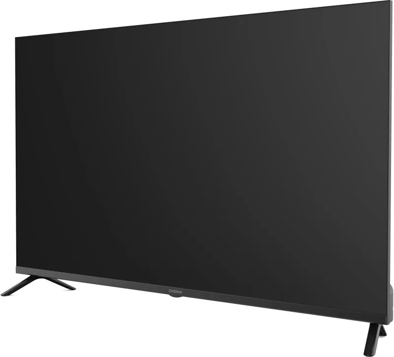 Телевизор LED Digma 43" DM-LED43SBB36 Салют ТВ Frameless Metal черный/черный FULL HD 60Hz DVB-T DVB-T2 DVB-C DVB-S DVB-S2 USB WiFi Smart TV