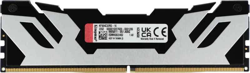 Оперативная память Kingston 16GB 6400MT/s DDR5 CL32 DIMM FURY Renegade Silver XMP
