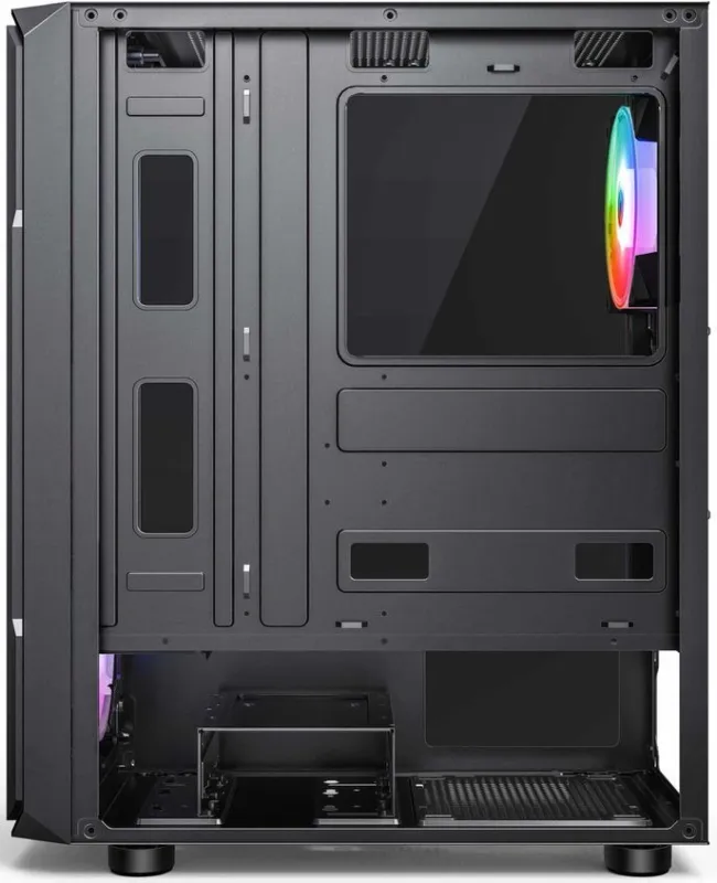 Корпус Accord 3338 черный без БП ATX 1xUSB2.0 1xUSB3.0 1xUSB3.1 audio bott PSU