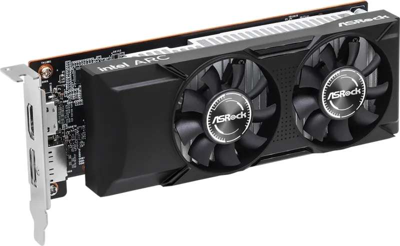 Видеокарта Asrock PCI-E 4.0 A380 LP 6G INTEL ARC A380 6Gb 64bit GDDR6 2250/15500 HDMIx1 DPx3 HDCP Ret