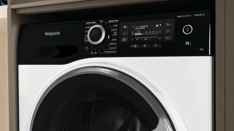 Стиральная машина Hotpoint NSD 7239 ZS VE RU класс: A-30% загр.фронтальная макс.:7кг белый