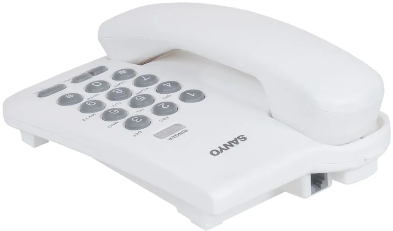 Телефон проводной Sanyo RA-S108W белый