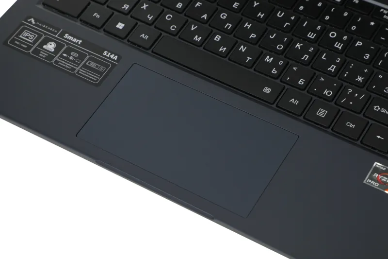 Ноутбук Maibenben S14A-R545UM Ryzen 5 Pro 4650U 8Gb SSD512Gb AMD Radeon Graphics 14" IPS FHD (1920x1080) Linux dk.blue WiFi BT Cam 5000mAh (S14A-R545UMB1SLURE0)