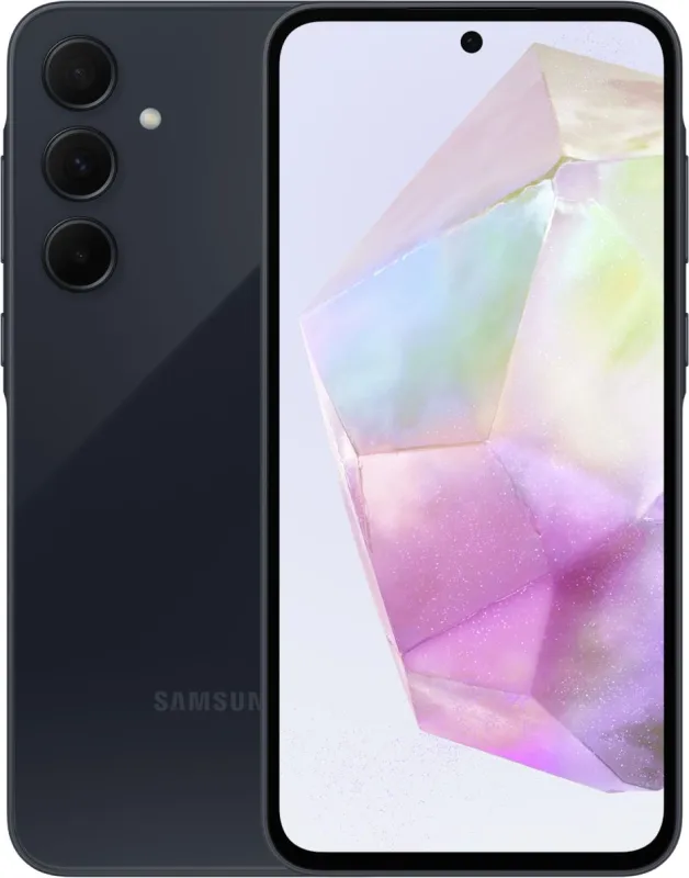 Смартфон Samsung SM-A356E Galaxy A35 5G 256Gb 8Gb темно-синий моноблок 3G 4G 6.6" 1080x2340 Android 14 50Mpix 802.11 a/b/g/n/ac/ax NFC GPS GSM900/1800 GSM1900 TouchSc Protect