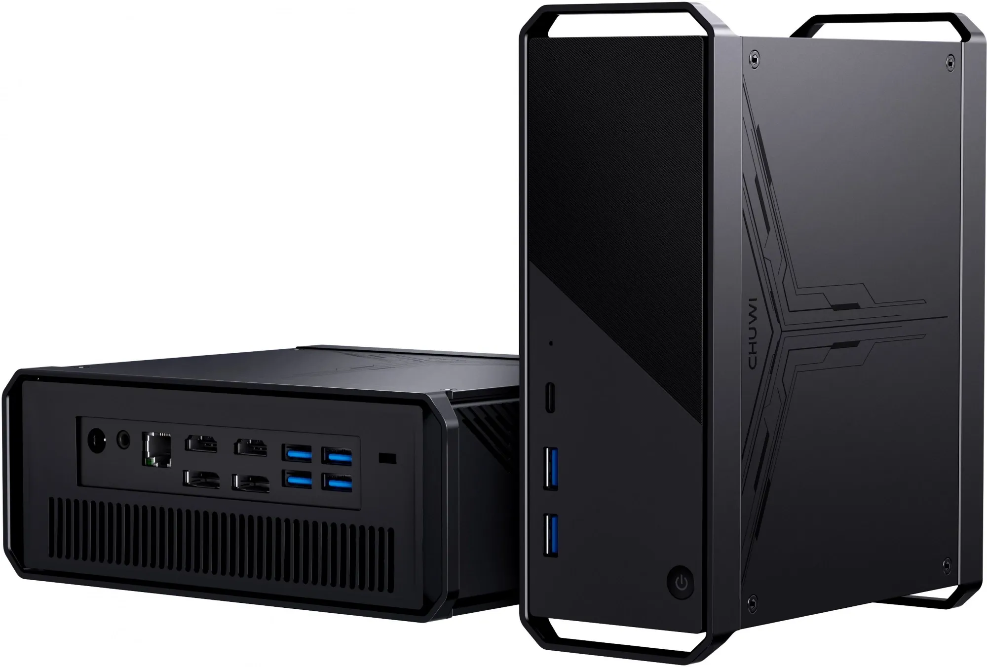 ПК Мини Chuwi CoreBox i5 12450H (2) 16Gb SSD512Gb UHDG Windows 11 Professional GbitEth WiFi BT серый
