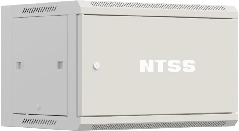 Шкаф коммутационный NTSS Премиум (NTSS-W9U6060FD) настенный 9U 570x600мм пер.дв.металл 60кг серый 22кг