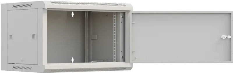 Шкаф коммутационный NTSS Премиум (NTSS-W9U6060FD) настенный 9U 570x600мм пер.дв.металл 60кг серый 22кг