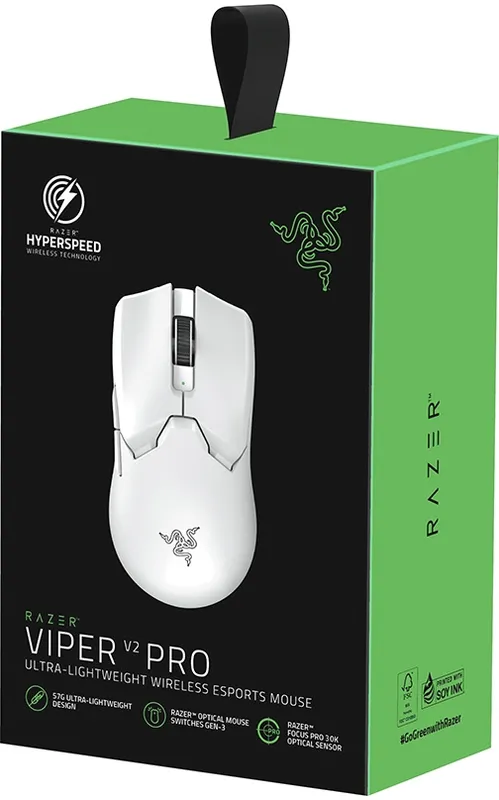 Мышь Razer Viper V2 Pro белый оптическая (30000dpi) беспроводная USB