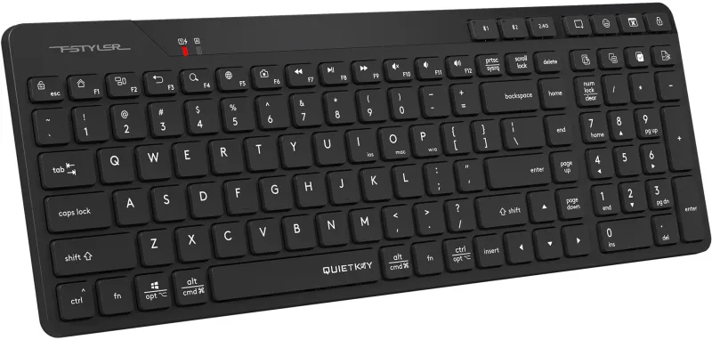Клавиатура A4Tech FBK27C AS черный USB беспроводная BT/Radio slim Multimedia