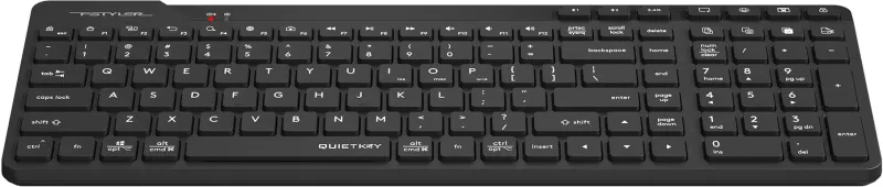 Клавиатура A4Tech FBK27C AS черный USB беспроводная BT/Radio slim Multimedia