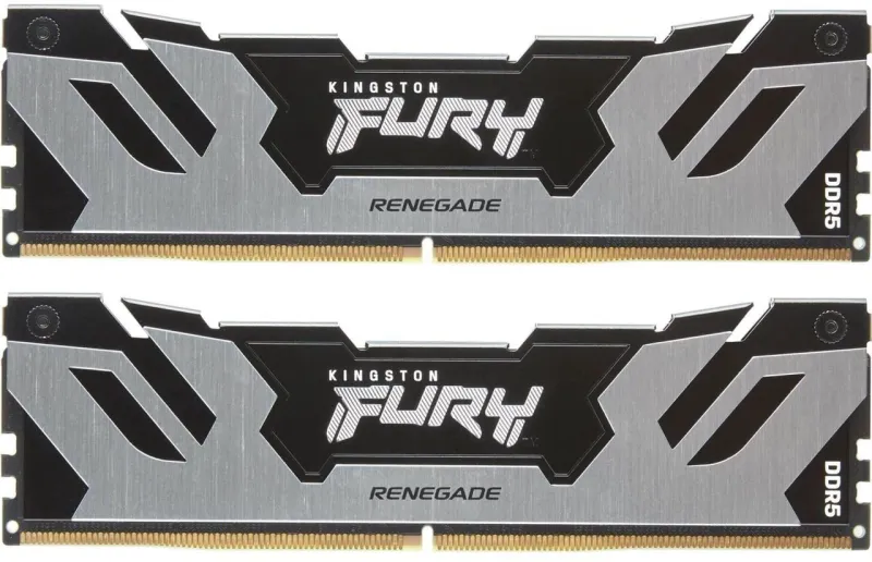 Оперативная память Kingston 96GB 6000MT/s DDR5 CL32 DIMM (Kit of 2) FURY Renegade Silver XMP