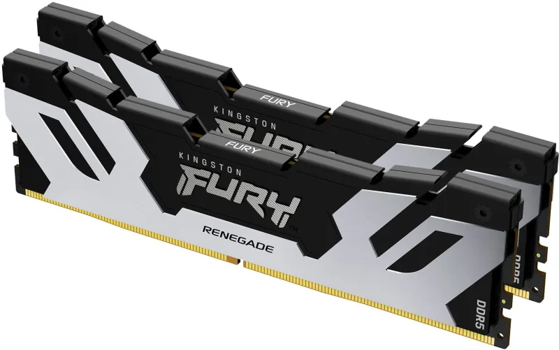 Оперативная память Kingston 96GB 6000MT/s DDR5 CL32 DIMM (Kit of 2) FURY Renegade Silver XMP