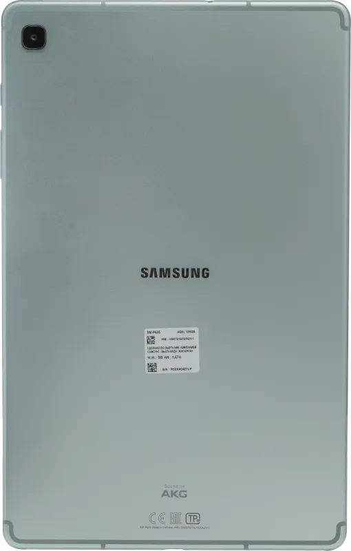 Планшет Samsung Galaxy Tab S6 Lite SM-P625 1280 (2.4) 8C RAM4Gb ROM128Gb 10.4" TFT 2000x1200 3G 4G Android 14 мятный 8Mpix 5Mpix BT GPS WiFi Touch microSD 1Tb 7040mAh