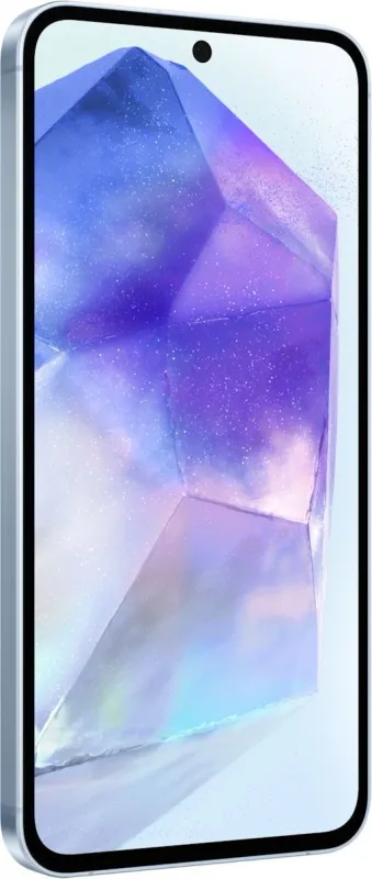 Смартфон Samsung SM-A556E Galaxy A55 5G 256Gb 8Gb голубой моноблок 3G 4G 2Sim 6.6" 1080x2340 Android 14 50Mpix 802.11 a/b/g/n/ac/ax NFC GPS GSM900/1800 GSM1900 TouchSc Protect microSD max1024Gb