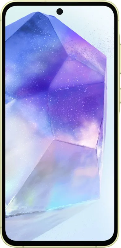 Смартфон Samsung SM-A556E Galaxy A55 5G 256Gb 8Gb желтый моноблок 3G 4G 2Sim 6.6" 1080x2340 Android 14 50Mpix 802.11 a/b/g/n/ac/ax NFC GPS GSM900/1800 GSM1900 TouchSc Protect microSD max1024Gb