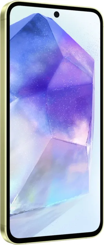 Смартфон Samsung SM-A556E Galaxy A55 5G 256Gb 8Gb желтый моноблок 3G 4G 2Sim 6.6" 1080x2340 Android 14 50Mpix 802.11 a/b/g/n/ac/ax NFC GPS GSM900/1800 GSM1900 TouchSc Protect microSD max1024Gb