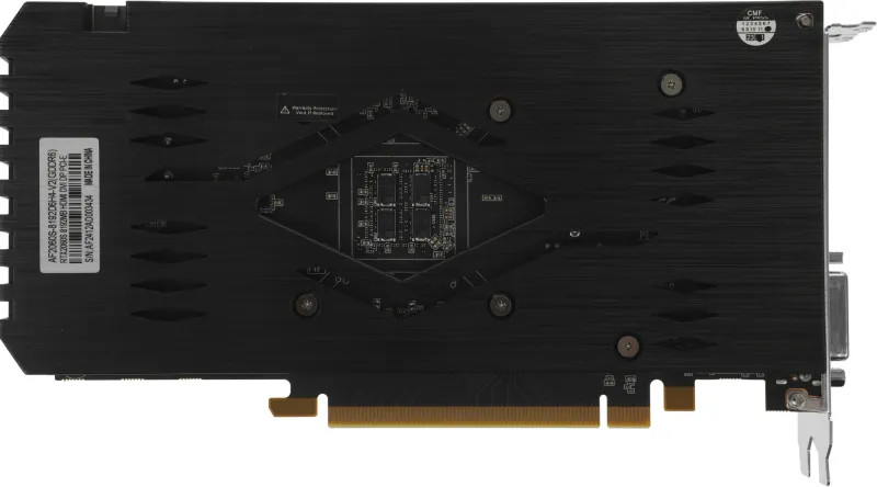 Видеокарта Afox PCI-E AF2060S-8192D6H4-V2 NVIDIA GeForce RTX 2060SUPER 8Gb 256bit GDDR6 1470/14000 DVIx1 HDMIx1 DPx1 HDCP Ret