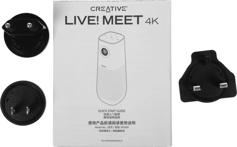 Камера Web Creative Live! Cam Meet 4K черный 2Mpix (1920x1080) USB2.0 с микрофоном (73VF095000000)