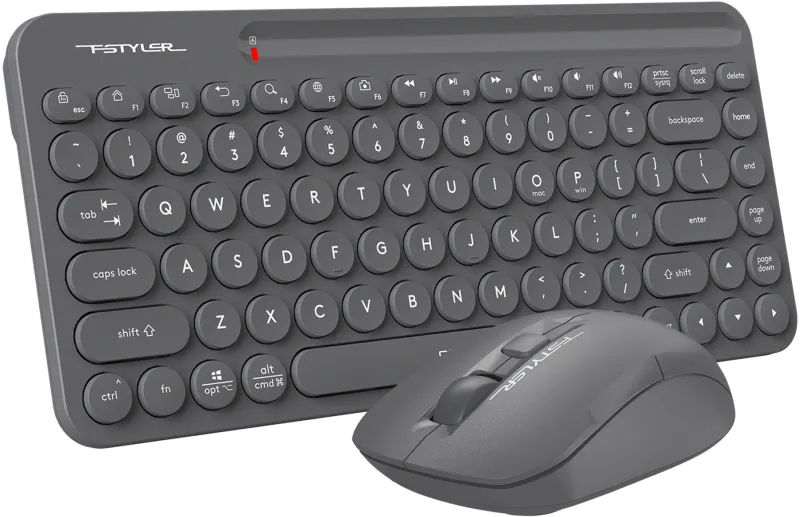 Клавиатура + мышь A4Tech Fstyler FG3200 Air2 клав:синий мышь:синий USB беспроводная slim Multimedia