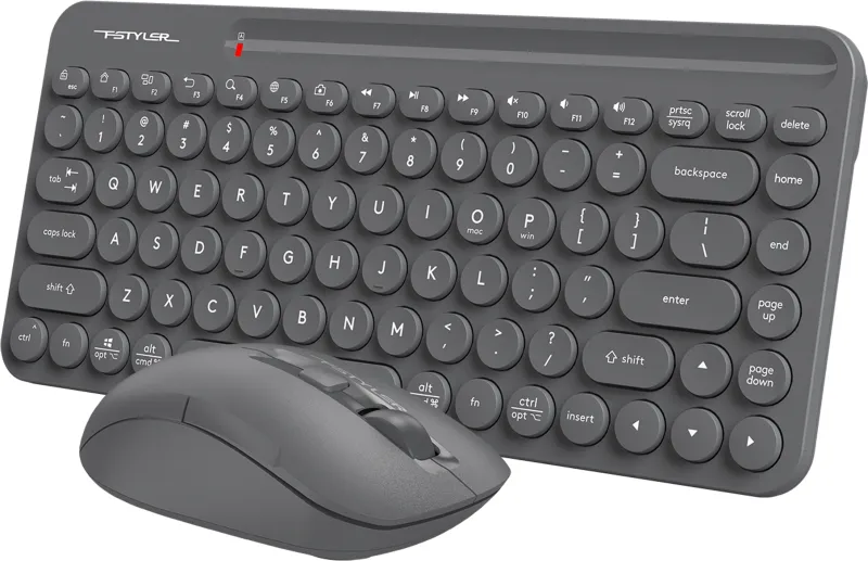 Клавиатура + мышь A4Tech Fstyler FG3200 Air2 клав:синий мышь:синий USB беспроводная slim Multimedia