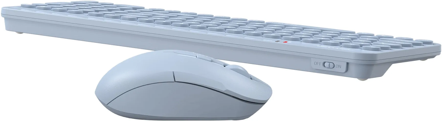 Клавиатура + мышь A4Tech Fstyler FG3300 Air2 клав:синий мышь:синий USB беспроводная slim Multimedia