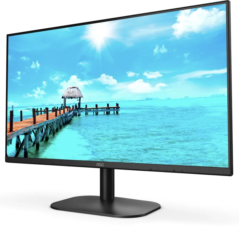 Монитор 27" AOC  27B2QAM 1920x1080@75Hz VA LED 16:9 4ms VGA HDMI DP 20M:1 178/178 250cd 4000:1 Tilt Speakers External Black