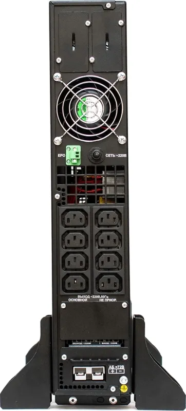 ШТИЛЬ ИБП 3000 ВА; 1 фазный; on-line; батарея: 72В, ext (no incl), ЗУ 8А; 2U; rack / tower