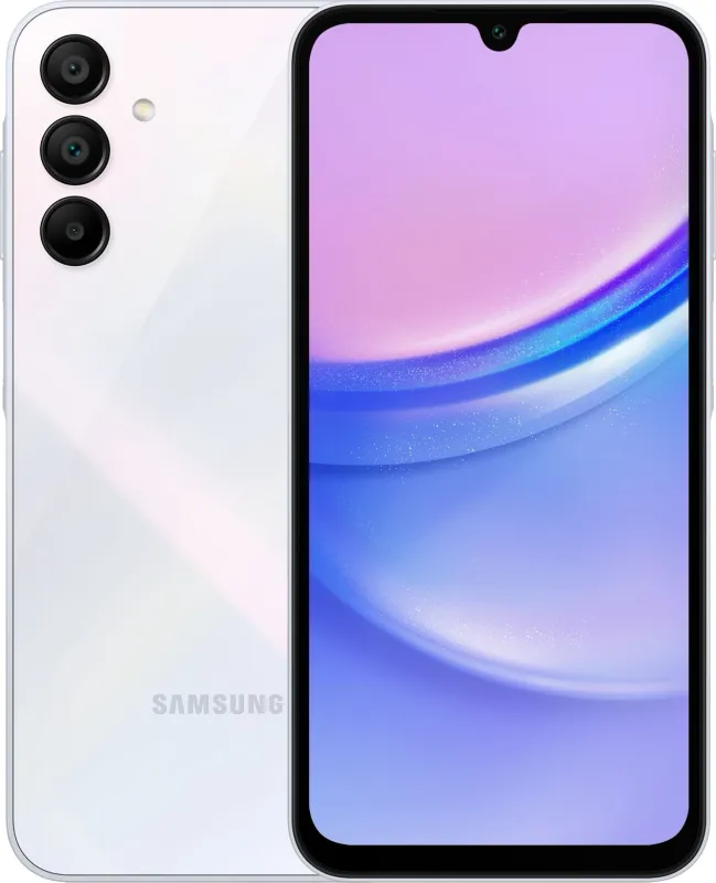 Смартфон Samsung SM-A155F Galaxy A15 128Gb 4Gb голубой моноблок 3G 4G 2Sim 6.5" 1080x2340 Android 14 50Mpix 802.11 a/b/g/n/ac NFC GPS GSM900/1800 GSM1900 TouchSc Micro SD max1024Gb