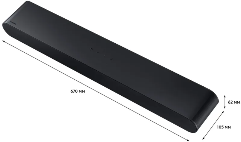 Саундбар Samsung HW-S60D/RU 3.1 430Вт черный