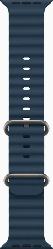 Смарт-часы Apple Watch Ultra 2 A2986 49мм OLED корп.титан Ocean band рем.синий разм.брасл.:130-200мм (MREG3LW/A)