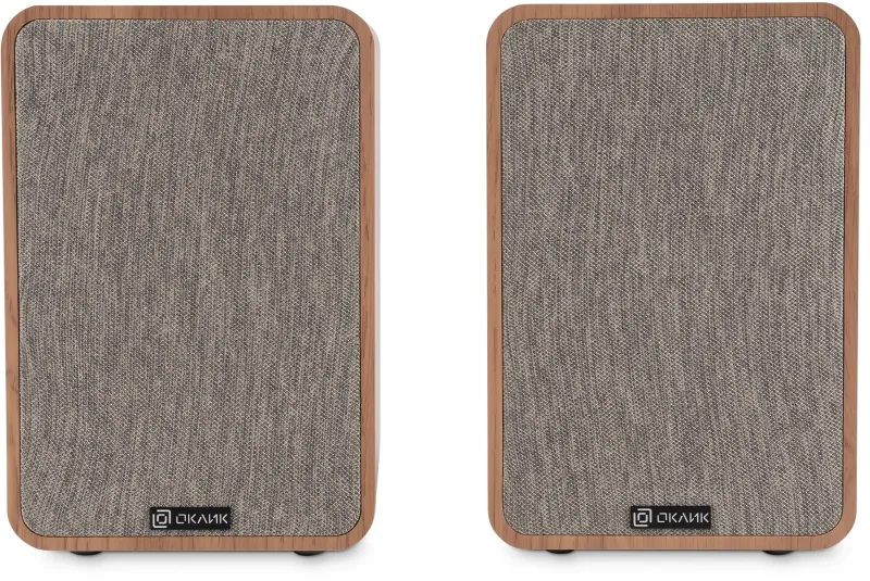 Колонки Оклик OK-417A 2.0 св.дерево 40Вт BT