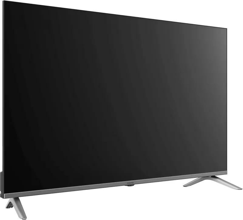 Телевизор LED Digma 32" DM-LED32SBB39 Android TV Frameless Metal темно-серебристый/серебристый HD 60Hz DVB-T DVB-T2 DVB-C DVB-S DVB-S2 USB WiFi Smart TV