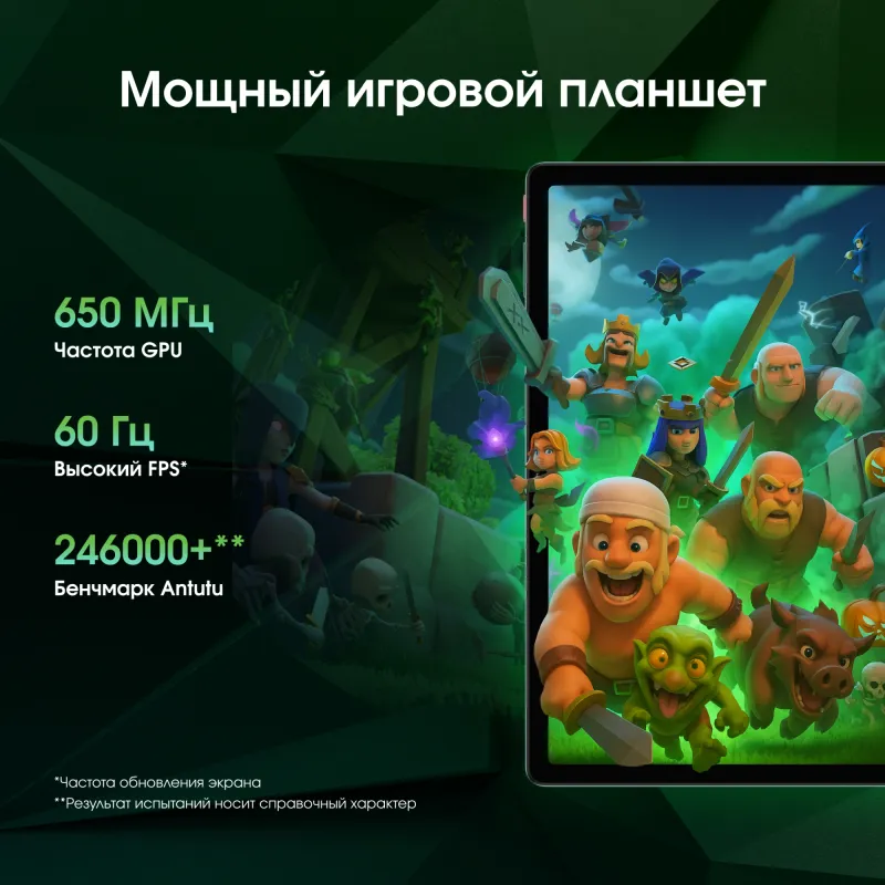 Планшет Digma Pro Pulse T606 (1.6) 8C RAM6Gb ROM128Gb 10.4" In-Cell 2000x1200 4G 2Sim Android 14 темно-зеленый 13Mpix 5Mpix BT WiFi microSD 128Gb 7000mAh