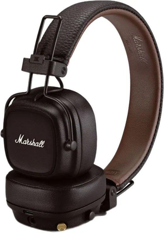 Гарнитура накладные Marshall Major IV коричневый беспроводные bluetooth оголовье (1006127)