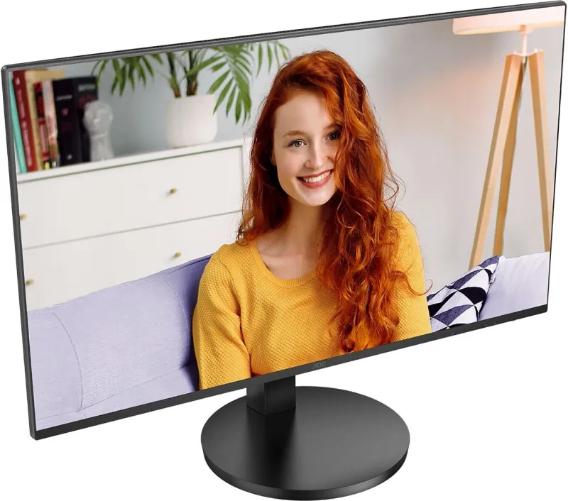 Монитор 27' AOC Q27B3CF2 2560x1440, WLED, 16:9, IPS, 350 cd, 1300:1, 20M:1, 4ms, 178/178, HDMI, 2xUSB 3.2, USB-C65W(DP Alt), 100 Hz, Speak, Tilt, HAS, VESA, Внутр, Black, 3y