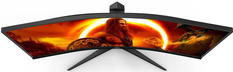 Монитор AOC 34" Gaming CU34G2XP/BK черный/красный VA LED 21:9 HDMI матовая HAS 400cd 178гр/178гр 3440x1440 180Hz FreeSync Premium DP FHD USB 8.1кг