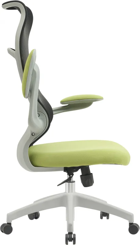 Кресло Cactus CS-GMC505-GYGN черный сиденье салатовый пластик серый