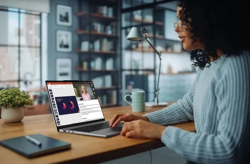 Ноутбук Lenovo IdeaPad 5 Pro 14AHP9 Ryzen 5 8645HS 16Gb SSD1Tb NVIDIA GeForce RTX 3050 6Gb 14" OLED 2.8K (2880x1800) noOS grey WiFi BT Cam (83D30028RK)