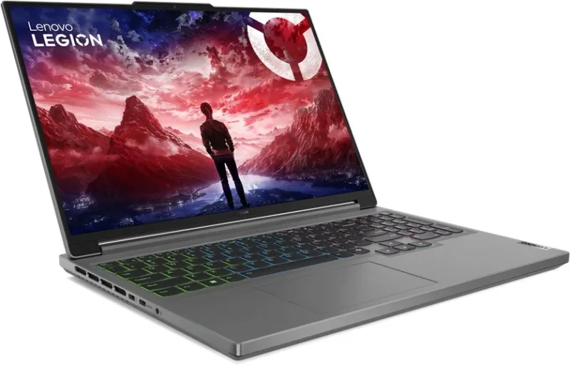 Ноутбук Lenovo Legion Slim 5 16AHP9 Ryzen 7 8845HS 32Gb SSD1Tb NVIDIA GeForce RTX4060 8Gb 16" IPS WQXGA (2560x1600) noOS grey WiFi BT Cam (83DH005NRK)