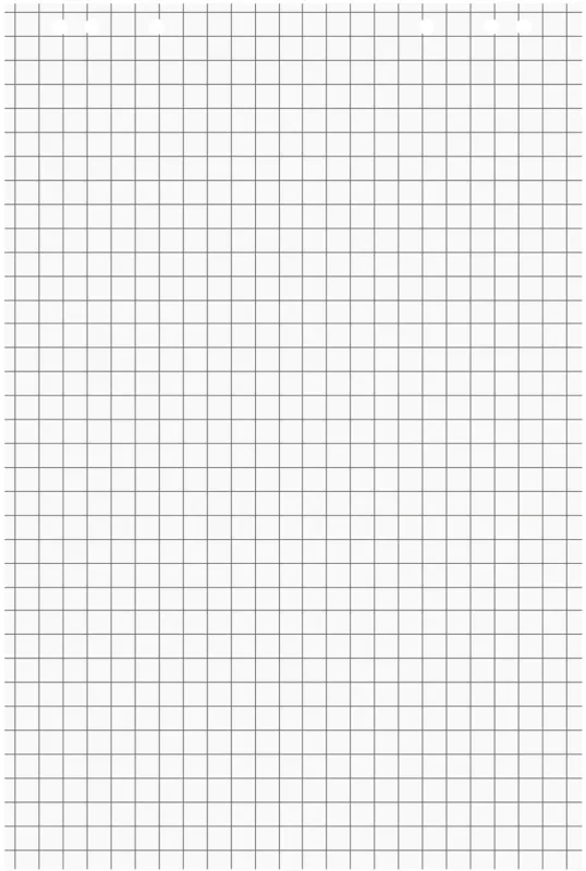Блок бумаги Silwerhof для флипчартов 90x60см клетка 20л (упак.:5шт)