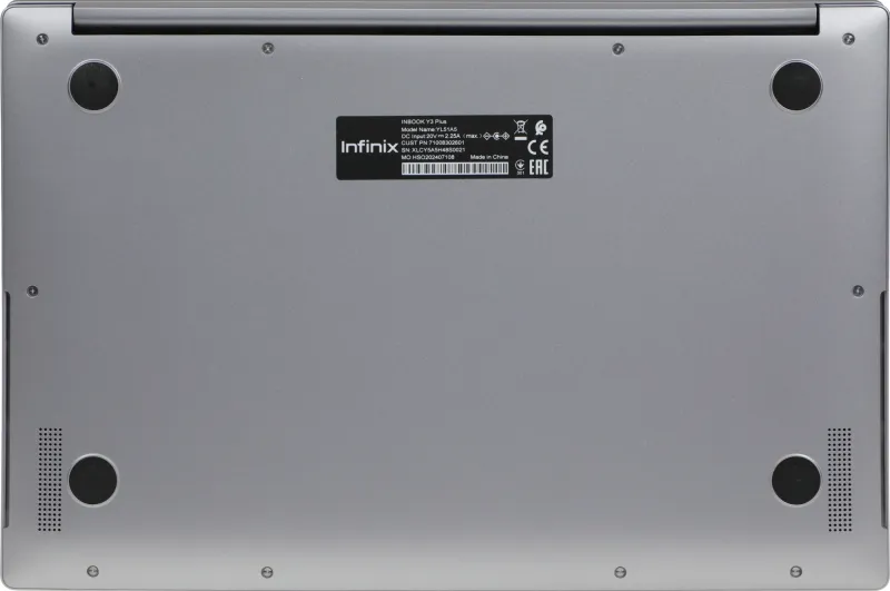Ноутбук Infinix Inbook Y3 PLUS YL51A5 Ryzen 7 5800U 16Gb SSD512Gb AMD Radeon 15.6" IPS FHD (1920x1080) Free DOS grey WiFi BT Cam (71008302601)