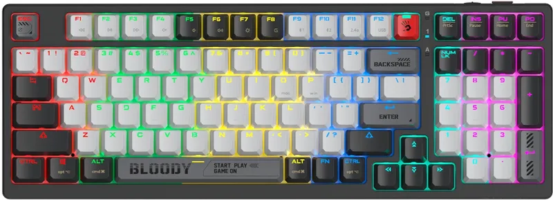 Клавиатура A4Tech Bloody WS98 Pixels Red механическая темно-серый USB for gamer LED (WS98)