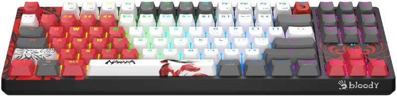 Клавиатура A4Tech Bloody WS87 Naraka механическая черный/красный USB for gamer LED (WS87)